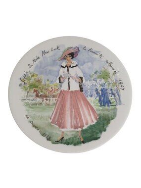 Limoges France Henri DArceau Les Femmes Du Siecle Collector Plate 1978 New Look